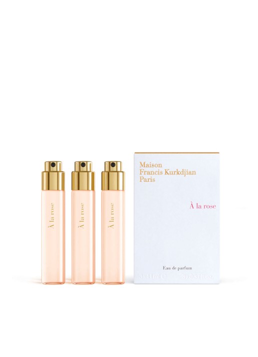 Maison Francis Kurkdjian À la Rose Eau de Parfum - navulling set van 3 - voorkant undefined
