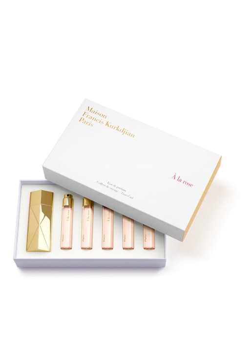 Maison Francis Kurkdjian Mini À La Rose Eau de Parfum Coffret - travel size navulling set van  5  - voorkant undefined