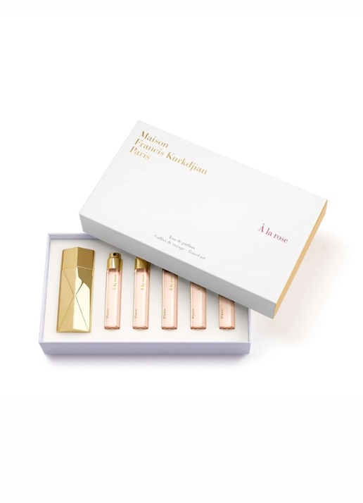 Maison Francis Kurkdjian Mini À La Rose Eau de Parfum Coffret - travel size navulling set van  5  - voorkant 2 undefined