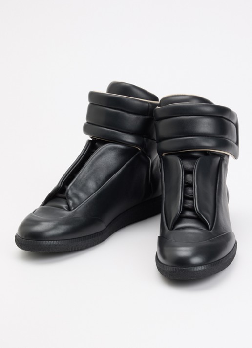 Maison Margiela Future sneaker van kalfsleer - detail 3 zwart