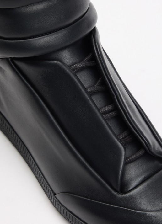 Maison Margiela Future sneaker van kalfsleer - detail 5 zwart