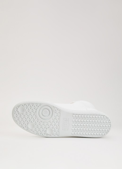 Maison Margiela Future sneaker van kalfsleer - detail 4 wit