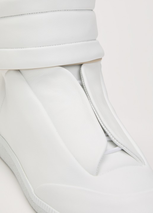 Maison Margiela Future sneaker van kalfsleer - detail 5 wit