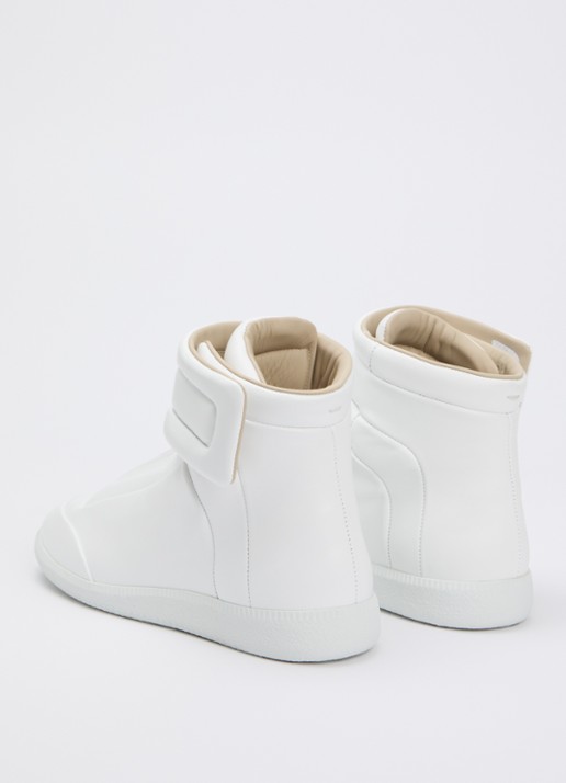 Maison Margiela Future sneaker van kalfsleer - achterkant wit