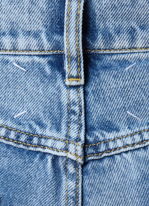 Maison Margiela High waist tapered jeans met steekzakken - detail 5 jeans
