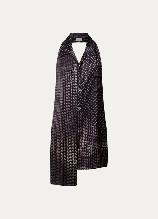Maison Margiela Kraag met paisley dessin