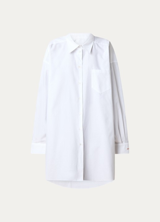 Maison Margiela Oversized blouse met borstzak