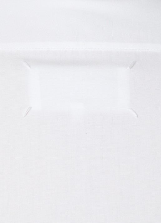 Maison Margiela Regular fit overhemd met borstzak - detail 2 gebroken wit