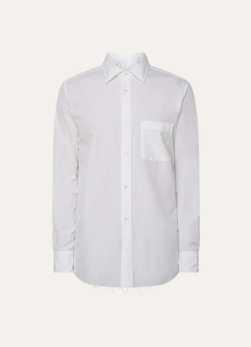 Maison Margiela Regular fit overhemd met borstzak