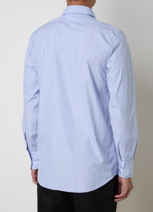 Maison Margiela Regular fit overhemd met borstzak - achterkant 5 lichtblauw