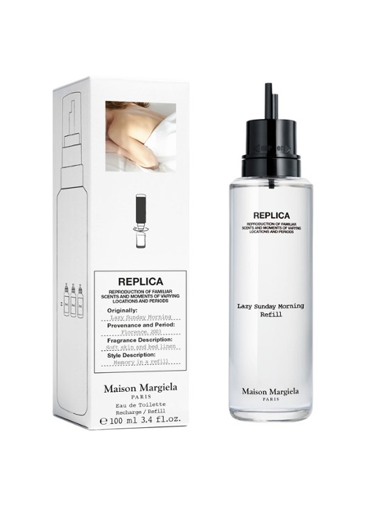 Maison Margiela REPLICA - Lazy Sunday Morning Eau de Toilette - navulling - voorkant 2 zilver