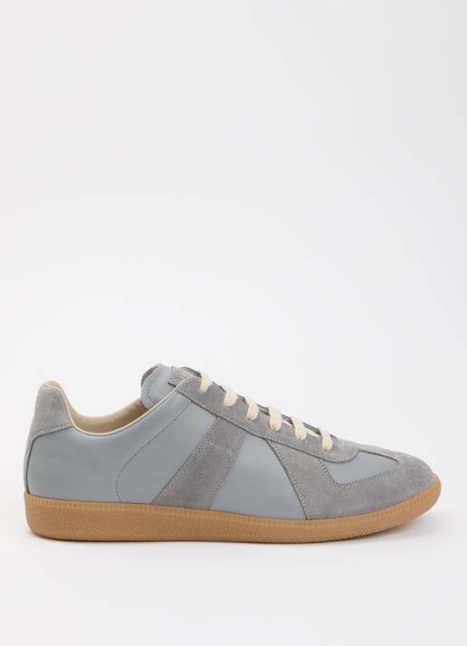 Maison Margiela Replica sneaker van kalfsleer met kalfssuède details