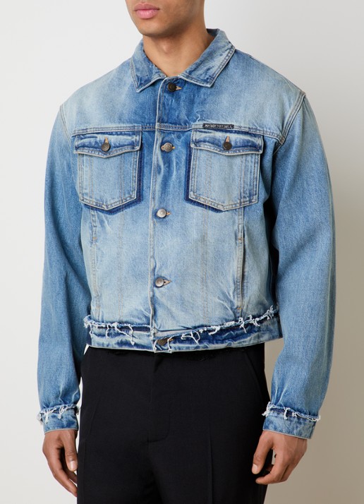 Maison Margiela Spijkerjas met verwassen afwerking