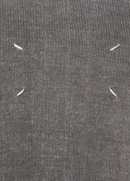 Maison Margiela Sweater met logo - detail 3 donkergrijs