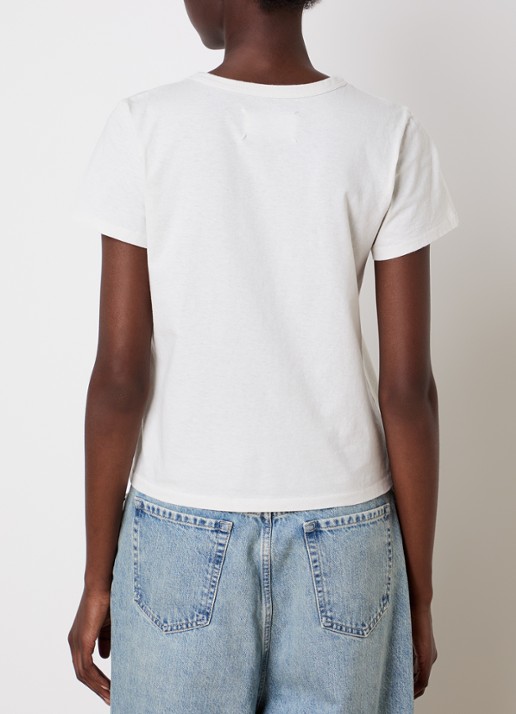 Maison Margiela T-shirt met ronde hals - achterkant 3 wit
