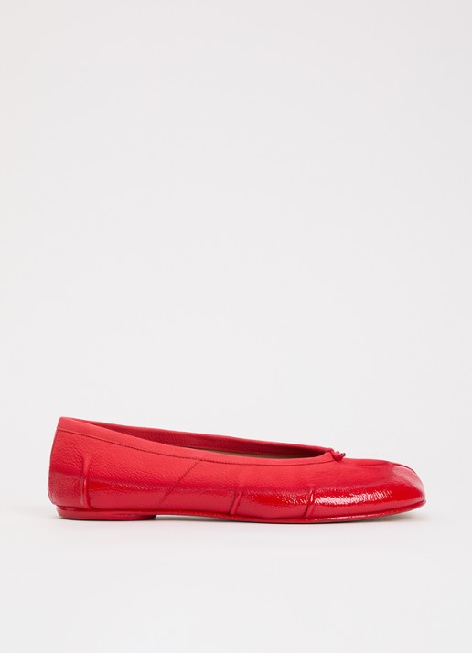 Maison Margiela Tabi ballerina van kalfsleer