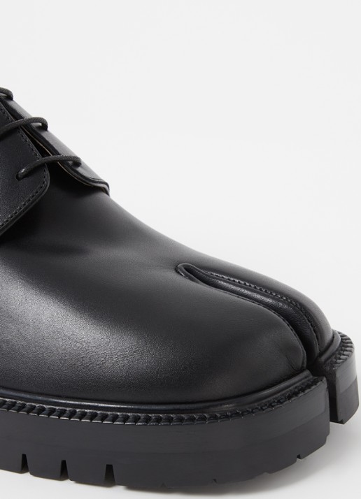 Maison Margiela Tabi County veterschoen van kalfsleer - detail 6 zwart