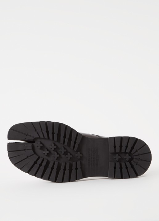 Maison Margiela Tabi veterschoen van kalfsleer - detail 5 zwart