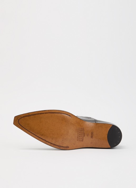 Maison Margiela Western cowboylaars van kalfsleer - detail 4 zwart