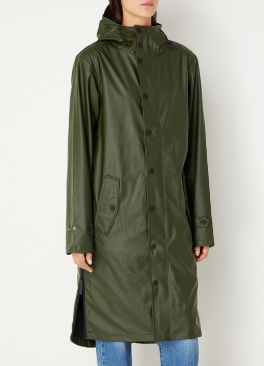 Maium Longline unisex regenjas met capuchon