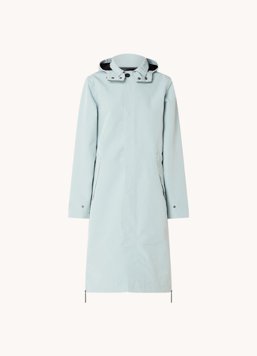 Maium Mac regenjas met afneembare capuchon - unisex - voorkant 2 mint