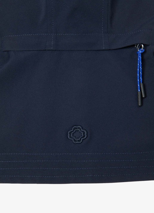 Maje Afneembare waterproof capuchon - detail 7 donkerblauw
