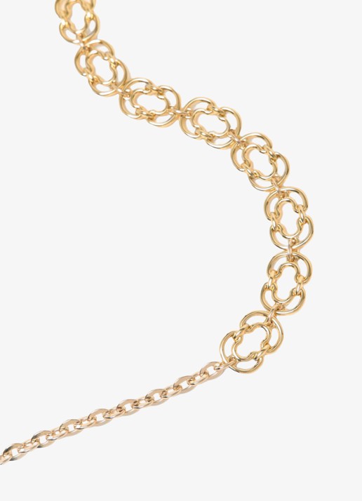 Maje Almachain schakelriem  - detail 4 goud