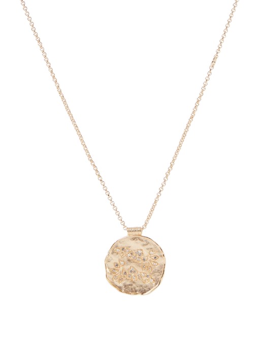 Maje Astro ketting met hanger - voorkant 3 goud