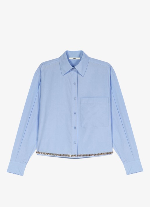 Maje Blouse met borstzak