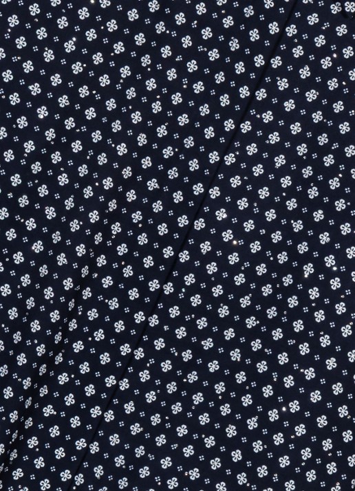 Maje Blouse met print - detail 5 donkerblauw