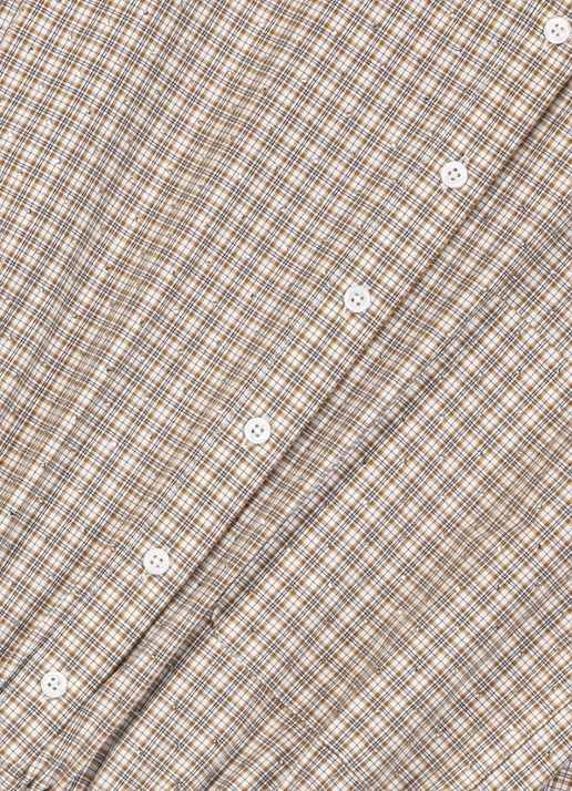 Maje Blousejurk met strassdetails met ruitdessin - detail beige / beige