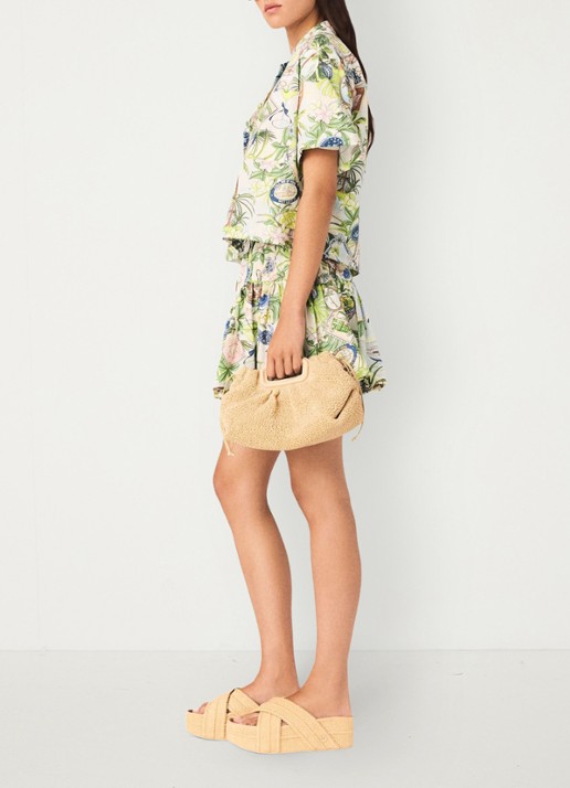 Maje Cifesti blouse met print - detail 3 groen