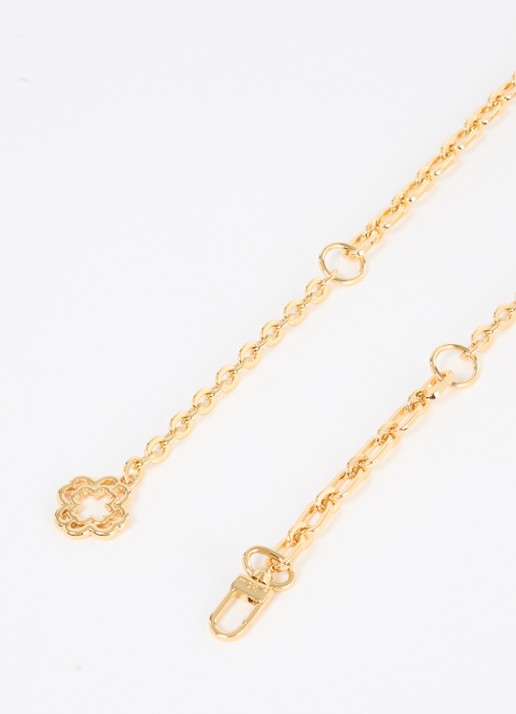 Maje Clover tailleriem met logo - detail 2 goud