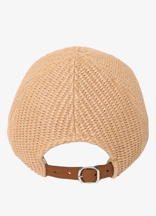 Maje Ecapraf pet met gevlochten detail  - achterkant 7 beige