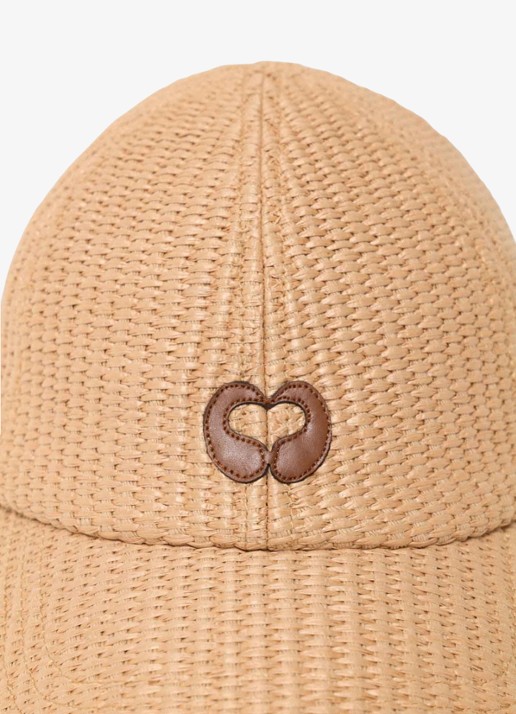 Maje Ecapraf pet met gevlochten detail  - detail 4 beige