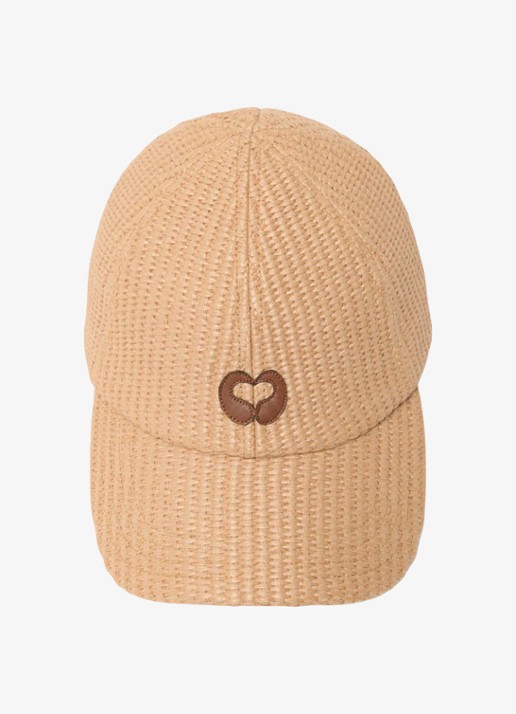 Maje Ecapraf pet met gevlochten detail  - detail 5 beige