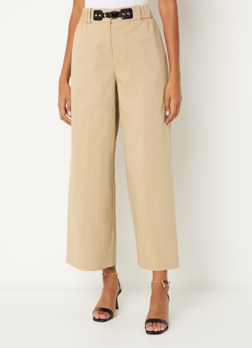 Maje High waist wide fit pantalon