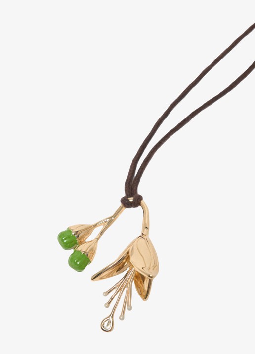 Maje Ketting met zirkonia - detail 5 goud