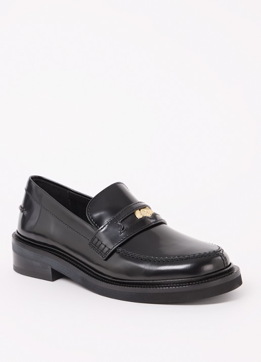 Maje Loafer van kalfsleer