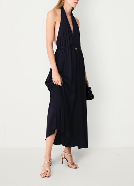 Maje Maxi halter jurk