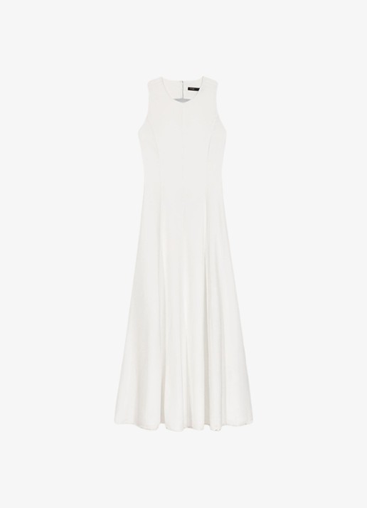 Maje Midi jurk met cut out detail
