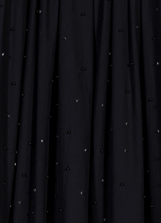 Maje Midi rok met strass en steekzakken - detail 8 zwart