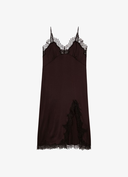 Maje Mini jurk met details van kant