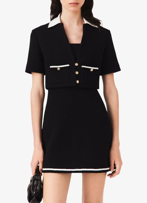 Maje Mini jurk met lurex