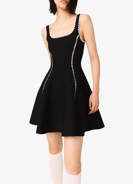 Maje Mini jurk met steekzakken