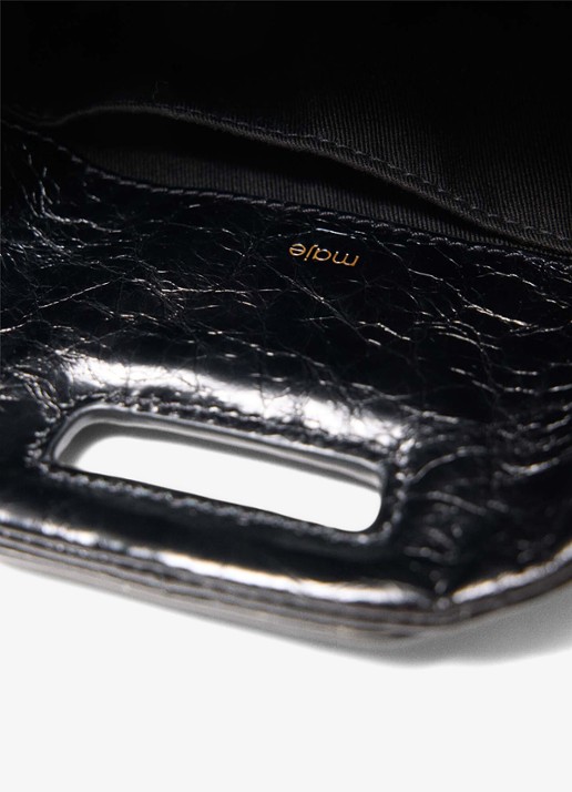 Maje Miss M Mini City schoudertas met verstelbare schouderriem - detail 6 jeans