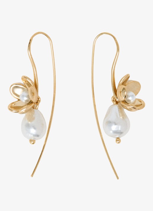 Maje Oorhangers met glaskralen