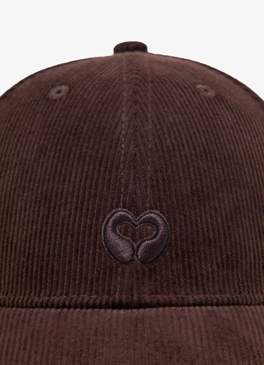 Maje Pet van corduroy - detail 4 donkerbruin