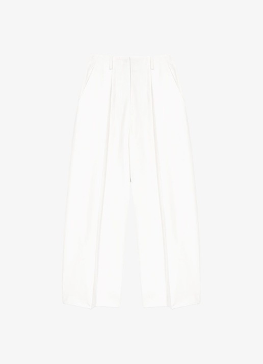 Maje Pistalace pantalon met steekzakken  - voorkant 4 wit