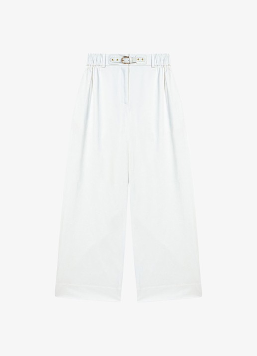 Maje Piumallan wide fit palazzo broek